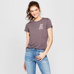 Zoe + Liv: “Need More Coffee” T-Shirt